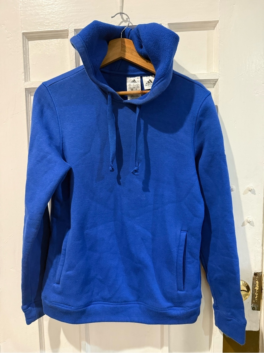 adidas Men’s Royal Blue Pullover Hoodie